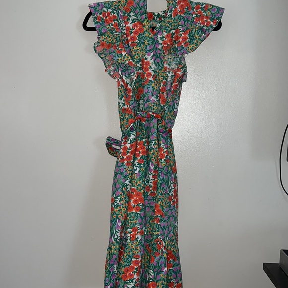 Banjanan Audrey Ruffle Floral Mini Dress - Picture 9 of 11